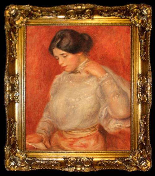 framed  Pierre Auguste Renoir Graziella, ta009-2
